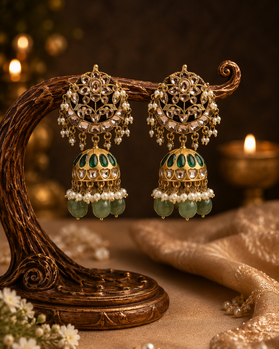 Noor Mahal Jhumkas