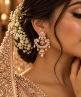 Crystal Jhumka Earrings
